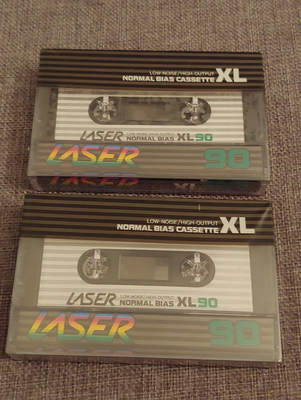 XL 90 Audio Cassette Tape - Clear/Gray